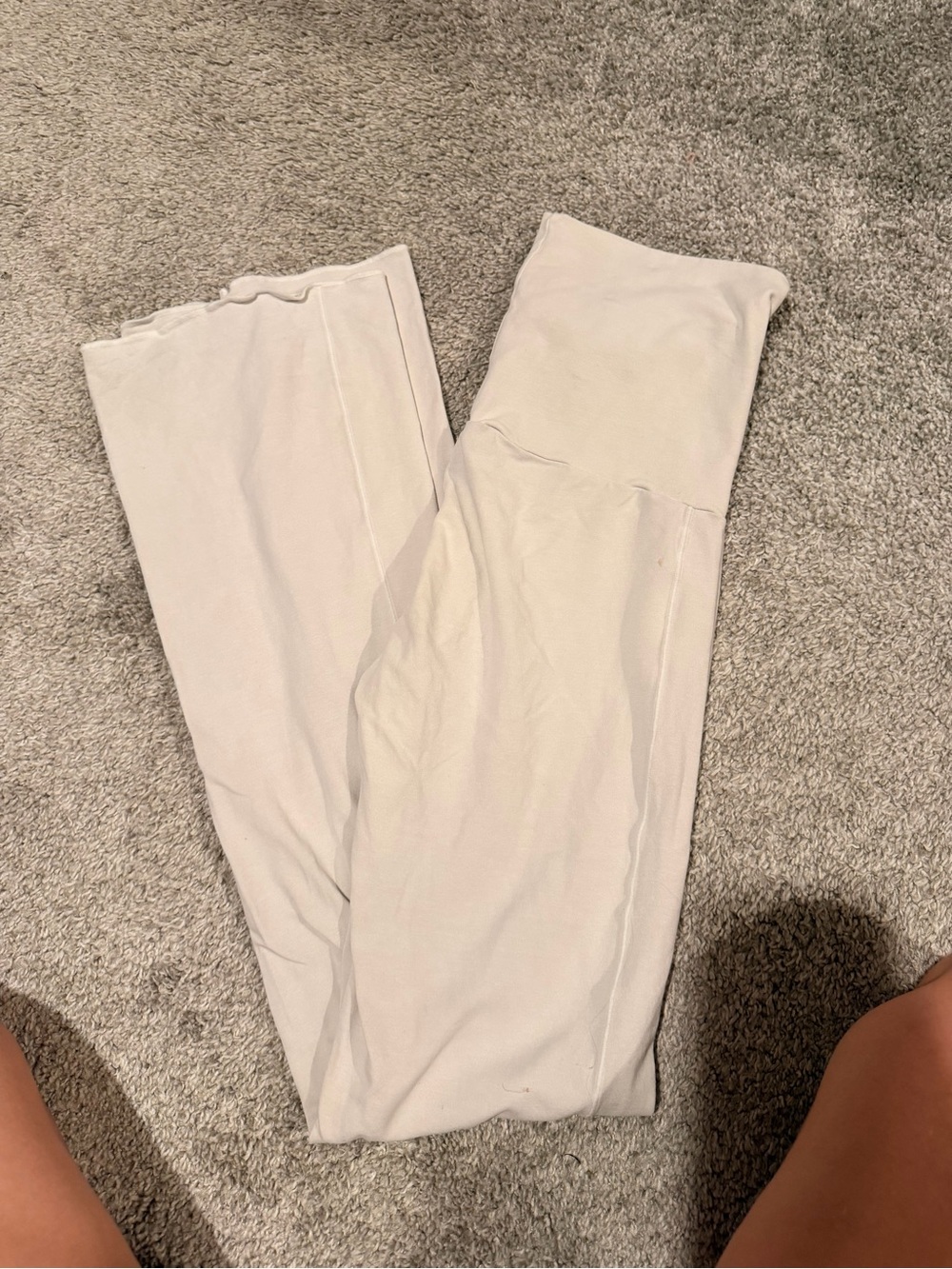 SKIMS Soft Cream foldover Leggings